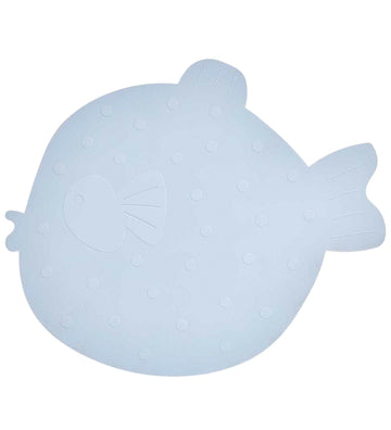 OYOY Douchemat - Silicone - Klein Finn - Dusty Blue - OYOY - OneSize - Douchematten