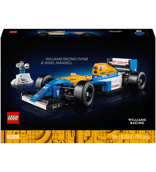 LEGO® Icons - Williams Racing en Nigel Mansell 10353 - 799 Onder - LEGO® - OneSize - Blokken