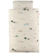 Done by Deer Beddengoedset Junior - Tiny Farm - Zand - Done by Deer - OneSize - Beddengoed - Junior