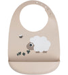 Done by Deer Slab met voedselopvanger - Silicone - Sheepy Waar - Done by Deer - OneSize - Slabbetjes