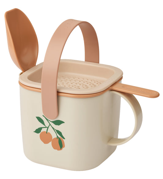 Liewood Strandset - 5 Onderdelen - Roald - Peach/Sea Shell - Liewood - OneSize - Zandspeelgoed
