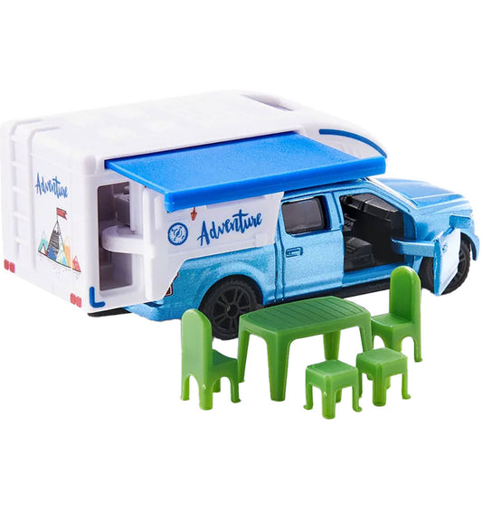 Siku Auto - Ford m. Pick-up camper - Siku - OneSize - Auto´s