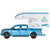 Siku Auto - Ford m. Pick-up camper - Siku - OneSize - Auto´s