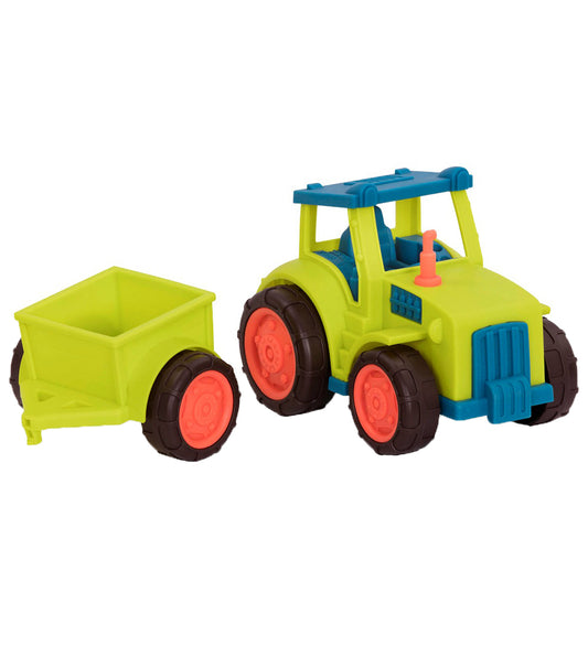 B. toys Auto - Happy Kruisers - 30 cm - Traktor m. Trailer - B. toys - OneSize - Tractors