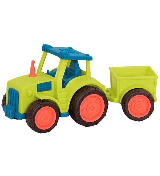 B. toys Auto - Happy Kruisers - 30 cm - Traktor m. Trailer - B. toys - OneSize - Tractors