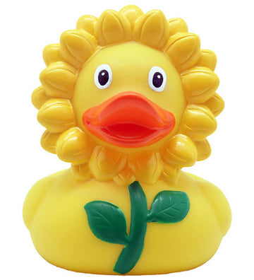 Rubber Eend - Zonnebloem - Badeand - OneSize - Badspeelgoed