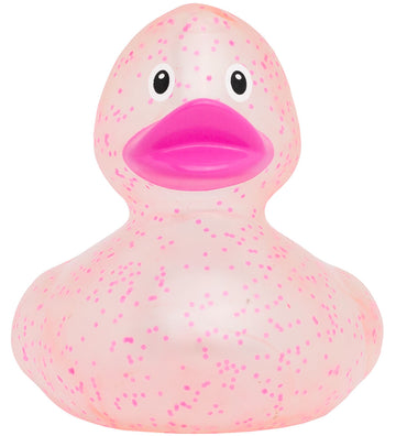 Rubber Eend - Confetti- Roze - Badeand - OneSize - Badspeelgoed