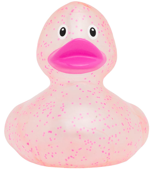 Rubber Eend - Confetti- Roze - Badeand - OneSize - Badspeelgoed