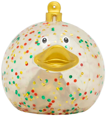 Rubber Eend - Kerstboombal - Glitter - Badeand - OneSize - Badspeelgoed