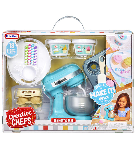 Little Tikes Speelgoedeten - Creatieve Chefs - 18 Onderdelen - B - Little Tikes - OneSize - Speelgoedeten