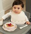 Jack o Juno Slabbetjes - Silicone - Poppy - Cream - Jack o Juno - OneSize - Slabbetjes