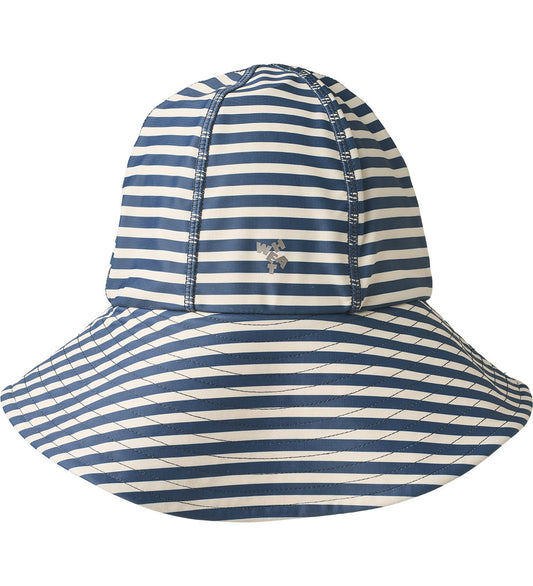 Wheat Zonnehoed - UV40+ - Bora - Blue Stripe - Wheat - 54-55 cm - Zwemhoedjes