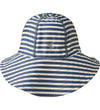 Wheat Zonnehoed - UV40+ - Bora - Blue Stripe - Wheat - 48-51 cm - Zwemhoedjes