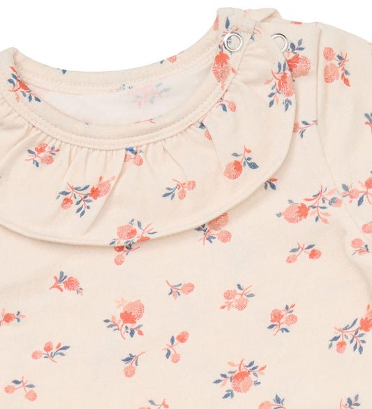 Cam Cam Romper s/s - Olivia - Bessen - Cam Cam - 62 - Rompers Korte Mouw