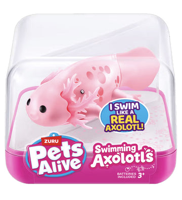 Pets Alive Badspeelgoed - Zwemmen Axolotl - Roze - Pets Alive - OneSize - Badspeelgoed