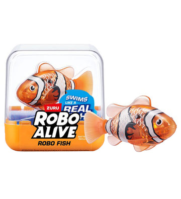 Robo Alive Badspeelgoed - Robo Fish - Oranje - Robo Alive - OneSize - Badspeelgoed