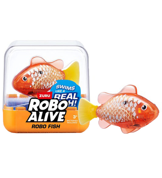 Robo Alive Badspeelgoed - Robo Fish - Oranje/Geel - Robo Alive - OneSize - Badspeelgoed