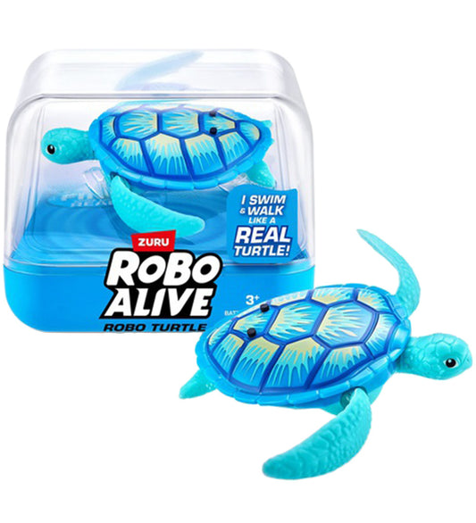Robo Alive Badspeelgoed - Robots Turtle - Blauw - Robo Alive - OneSize - Badspeelgoed