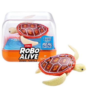 Robo Alive Badspeelgoed - Robots Turtle - Oranje - Robo Alive - OneSize - Badspeelgoed