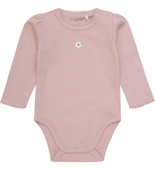 Fixoni Set - Leggings/Muts/Romper l/s - Shadow Grijs - Fixoni - 74 - Rompers Lange Mouw