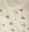Fixoni Wikkelromper l/s - Windwijzer m. Auto's - Fixoni - 1 jaar (80) - Rompers Lange Mouw