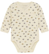 Fixoni Wikkelromper l/s - Windwijzer m. Auto's - Fixoni - 1 jaar (80) - Rompers Lange Mouw