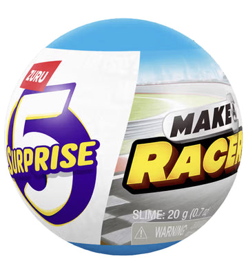 5 Surprise Kogel m. Verrassing - Maak-een-racer - 5 Surprise - OneSize - Auto´s