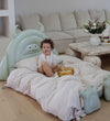 SunnyLife Kinderbed - Opblaasbaar - Monster - Sage - SunnyLife - OneSize - Bedden