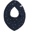 Pippi Kwijlslabbetje - Puntig - 3-pack - Dark Navy - Pippi Baby - OneSize - Kwijlsjaaltjes