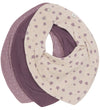 Pippi Kwijlslabbetje - Puntig - 3-pack - Elderberry - Pippi Baby - OneSize - Kwijlsjaaltjes