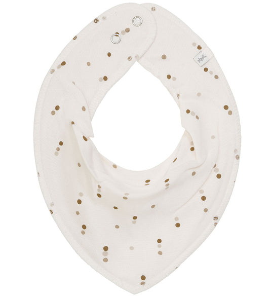 Pippi Kwijlslabbetje - Puntig - 3-pack - Marshmallow White - Pippi Baby - OneSize - Kwijlsjaaltjes