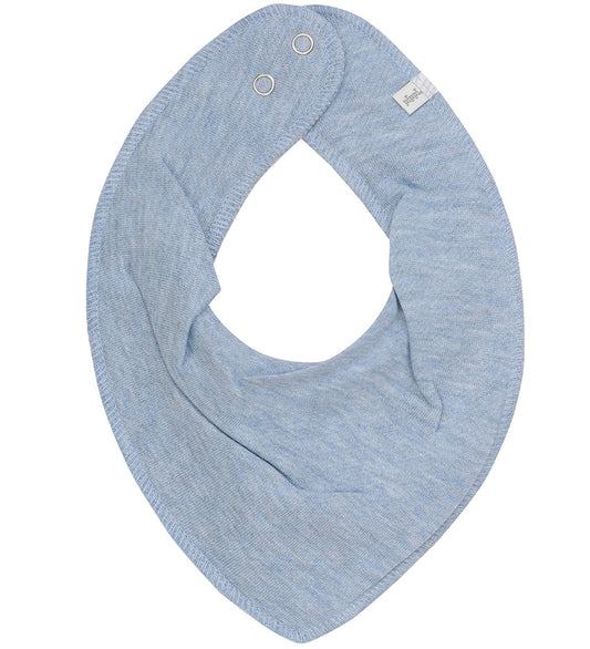 Pippi Babyslabbetje - Puntig - Blue Mist - Pippi Baby - OneSize - Kwijlsjaaltjes