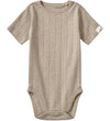 Sofie Schnoor Romper s/s - Beige - Sofie Schnoor - 1 jaar (80) - Rompers Korte Mouw