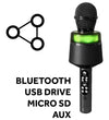 N-Gear Microfoon m. Licht - Draadloos - Star Mic 100 - Space Gre - N-Gear - OneSize - Muziekinstrumenten