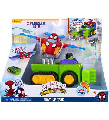Spidey Voertuigen - 2-in-1 - Team-Up Tank - Spidey - OneSize - Auto´s