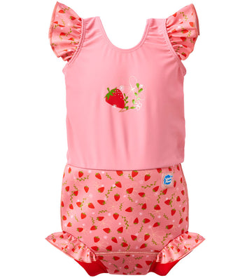 Splash About Zwemluier - Happy Nappy Kostuum - Strawberry Fie - Splash About - 3-6 mnd - Zwemluiers