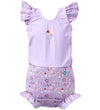 Splash About Zwemluier - Happy Nappy Kostuum - Lilac Spring - Splash About - 6-12 mnd - Zwemluiers
