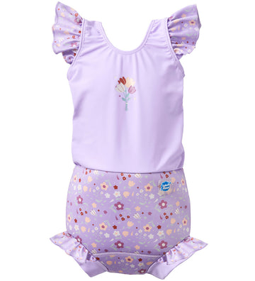 Splash About Zwemluier - Happy Nappy Kostuum - Lilac Spring - Splash About - 6-12 mnd - Zwemluiers