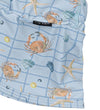 Mikk-Line Zonnehoed - UV50+ - Vervaagd Denim m. Ruiten/Print - Mikk-Line - 98/104 - Zwemhoedjes