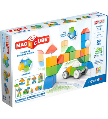 Geomag Magnetisch speelgoed - Magicube - 32 Onderdelen - Geomag - OneSize - Magnetisch speelgoed