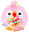 Snackles Knuffel - 35 cm - De Papegaai Sally m. Fruit-Tella - SNACKLES - OneSize - Knuffels