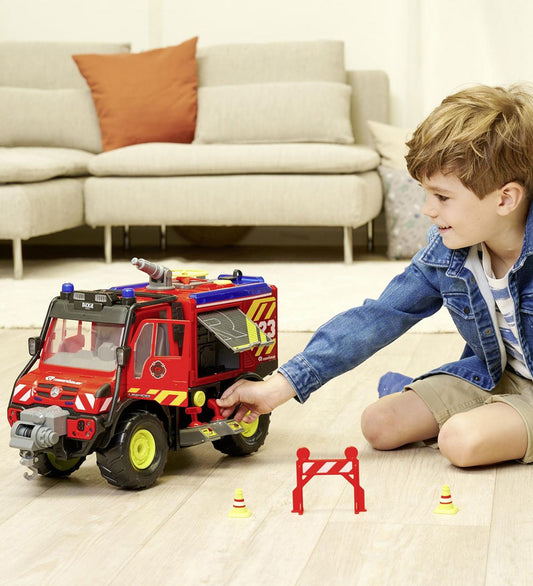 Dickie Toys Brandweerwagen - MB Unimog U530 vier Redding - Gelui - Dickie Toys - OneSize - Auto´s