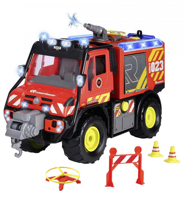 Dickie Toys Brandweerwagen - MB Unimog U530 vier Redding - Gelui - Dickie Toys - OneSize - Auto´s