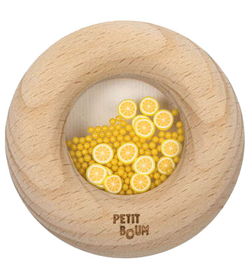 Petit Boum Sensorisch Speelgoed - Hout - Donut - Citroenen - Petit Boum - OneSize - Activiteitenspeelgoed