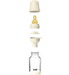 BIBS Bohemen Babyflesje - 120 ml - Glas/Natuurlijk Rubber - Ivor - BIBS - OneSize - Babyflesjes