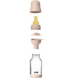 BIBS Babyflesje - 120 ml - Glas/Natuurlijk Rubber - Blush - BIBS - OneSize - Babyflesjes