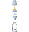 BIBS Babyflesje - 120 ml - Glas/Natuurlijk Rubber - Baby Blue - BIBS - OneSize - Babyflesjes