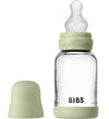 BIBS Babyflesje - 120 ml - Glas/Silicone - Sage - BIBS - OneSize - Babyflesjes