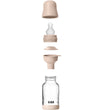 BIBS Babyflesje - 120 ml - Glas/Silicone - Blush - BIBS - OneSize - Babyflesjes