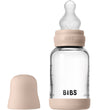 BIBS Babyflesje - 120 ml - Glas/Silicone - Blush - BIBS - OneSize - Babyflesjes